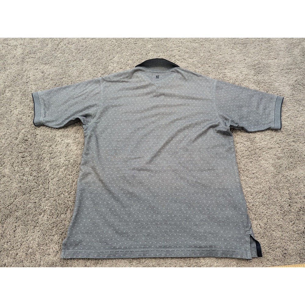 Vintage Gear For Sports Polo Shirt Mens Large Gray Moisture Wicking Golf - Picture 11 of 12
